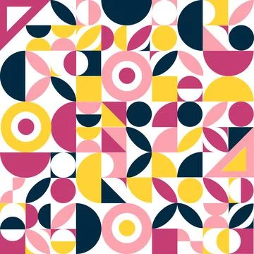 Geometry minimalistic artwork poste Stock Illustration