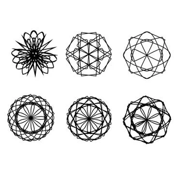 Geometry minimalistic artwork poster with simple shape and figure イラスト素材