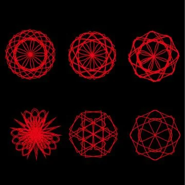 Geometry minimalistic artwork poster with simple shape and figure Stock Illustration