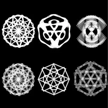 Geometry minimalistic artwork poster with simple shape and figure Stock Illustration