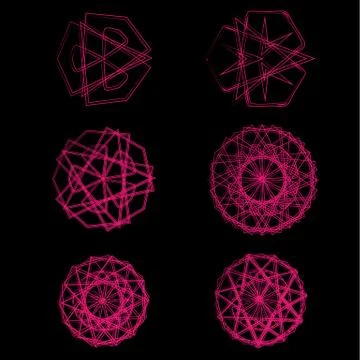 Geometry minimalistic artwork poster with simple shape and figure Stock Illustration