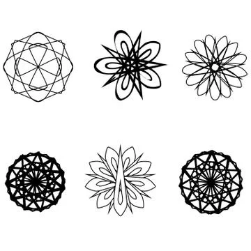 Geometry minimalistic artwork poster with simple shape and figure Stock Illustration