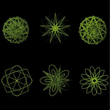 Geometry minimalistic artwork poster with simple shape and figure Stock Illustration