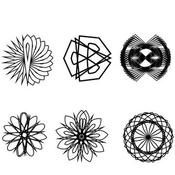 Geometry minimalistic artwork poster with simple shape and figure Stock Illustration