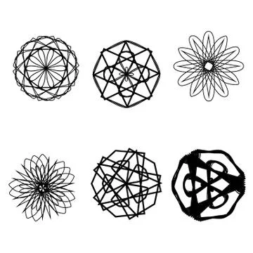 Geometry minimalistic artwork poster with simple shape and figure Stock Illustration