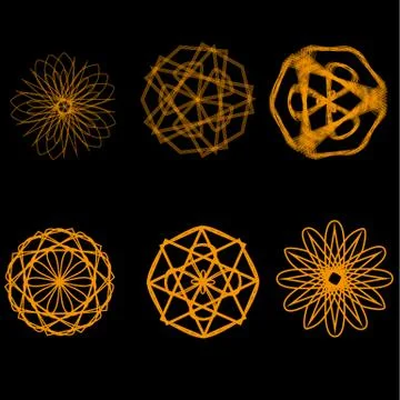 Geometry minimalistic artwork poster with simple shape and figure Stock Illustration