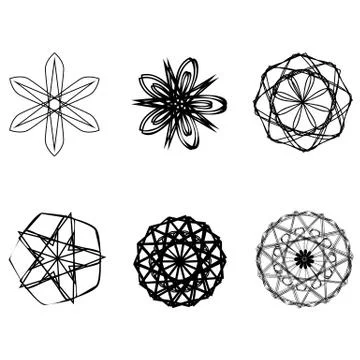 Geometry minimalistic artwork poster with simple shape and figure Stock Illustration