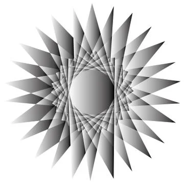 Geometry minimalistic artwork poster with simple shape and figure Stock Illustration