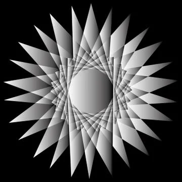 Geometry minimalistic artwork poster with simple shape and figure Stock Illustration