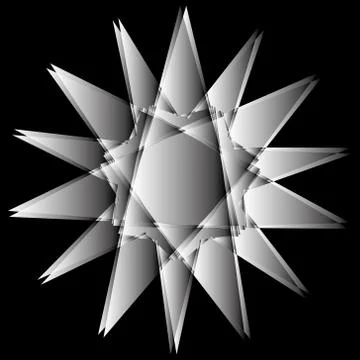 Geometry minimalistic artwork poster with simple shape and figure Stock Illustration