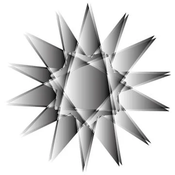 Geometry minimalistic artwork poster with simple shape and figure Stock Illustration