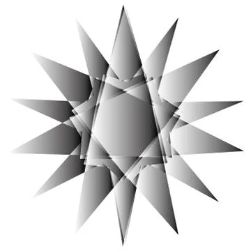 Geometry minimalistic artwork poster with simple shape and figure Stock Illustration