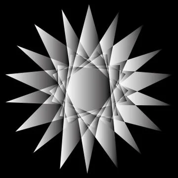 Geometry minimalistic artwork poster with simple shape and figure Stock Illustration