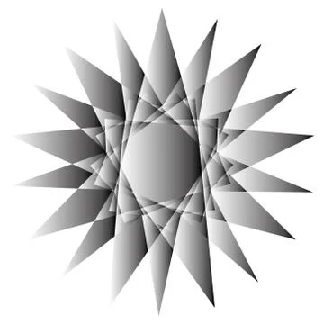 Geometry minimalistic artwork poster with simple shape and figure Stock Illustration