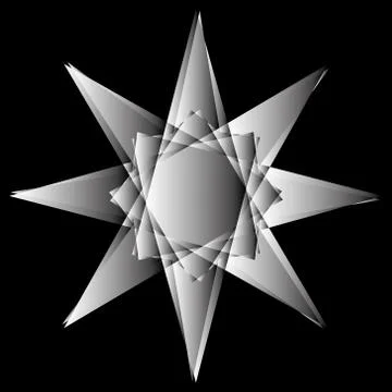 Geometry minimalistic artwork poster with simple shape and figure Stock Illustration