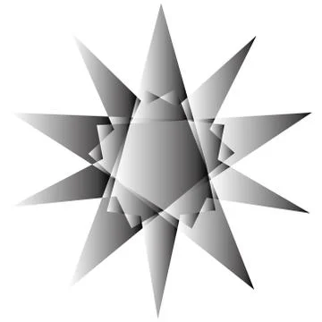 Geometry minimalistic artwork poster with simple shape and figure Illustrazione stock