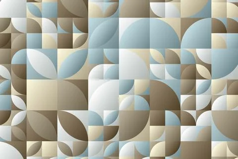 Geometry minimalistic artwork poster with simple shape and figure. Illustrazione stock