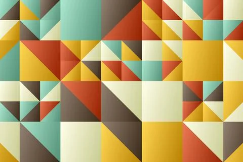Geometry minimalistic artwork poster with simple shape and figure. Illustrazione stock