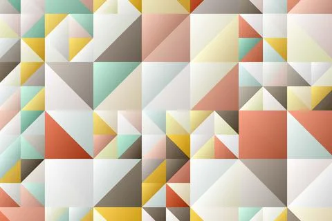 Geometry minimalistic artwork poster with simple shape and figure. Illustrazione stock