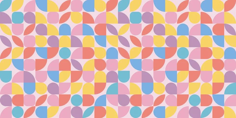 Geometry minimalistic illustration with simple shape and figure. Abstract vec Stock Illustration