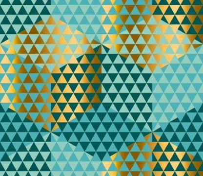Geometry motif in lizard or snake skin style. Green seamless pattern vector i Illustrazione stock