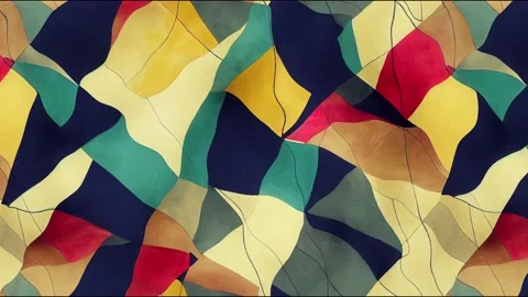 Geometry Organic. Camo Seamless. Artistic Avant Garde Patchwork. Grunge Stock Footage 220122016