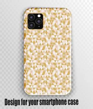 Geometry pattern print for smartphone case Stock Illustration