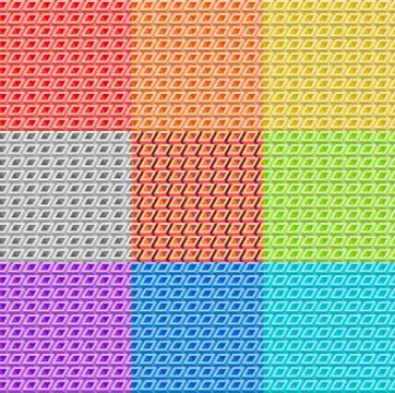 Geometry pattern seamless polygon mosaic abstract illustration concept orname Stock Illustration