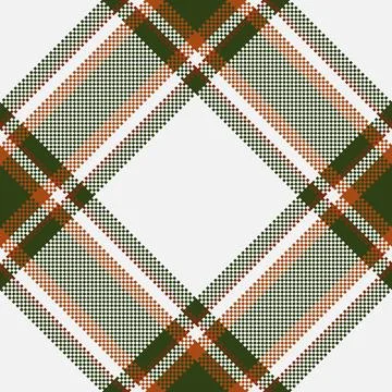 Geometry plaid texture fabric, graphic pattern background check. Warp tarta.. Stock Illustration