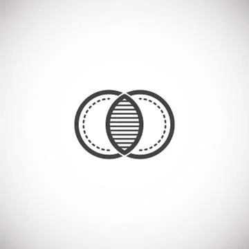 Geometry related icon on background for graphic and web design. Creative Stock Illustration