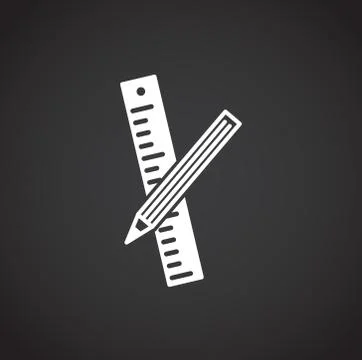Geometry related icon on background for graphic and web design. Creative Stock Illustration