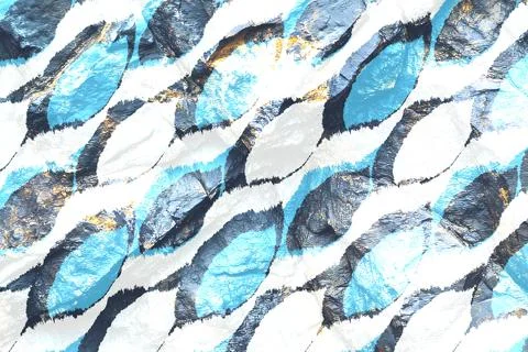 Geometry repeat pattern with texture background,colorful pattern work Stock Illustration