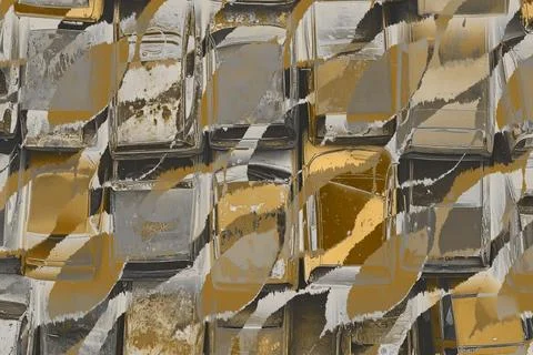 Geometry repeat pattern with texture background,colorful pattern work Stock Illustration