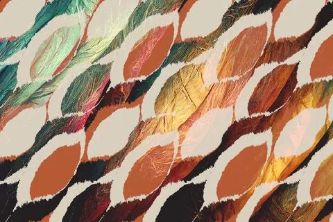 Geometry repeat pattern with texture background,colorful pattern work Stock Illustration