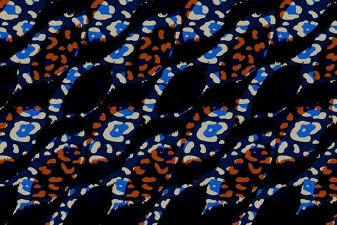 Geometry repeat pattern with texture background,colorful pattern work Stock Illustration