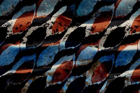 Geometry repeat pattern with texture background,colorful pattern work Stock Illustration