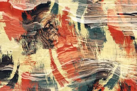 Geometry repeat pattern with texture background,colorful pattern work Stock Illustration