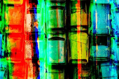 Geometry repeat pattern with texture background,colorful pattern work Stock Illustration