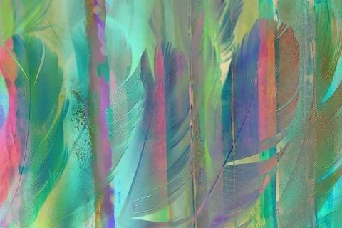 Geometry repeat pattern with texture background,colorful pattern work Stock Illustration