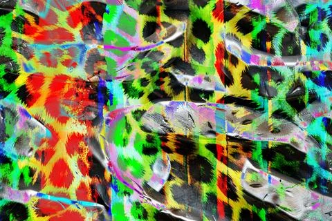 Geometry repeat pattern with texture background,colorful pattern work Illustrazione stock