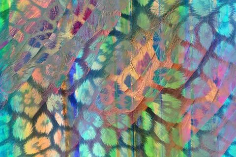 Geometry repeat pattern with texture background,colorful pattern work Stock Illustration