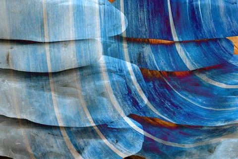 Geometry repeat pattern with texture background,colorful pattern work Stock Illustration