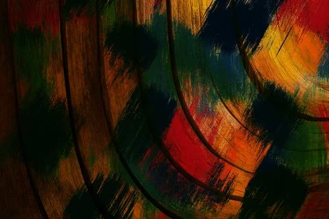 Geometry repeat pattern with texture background,colorful pattern work Stock Illustration