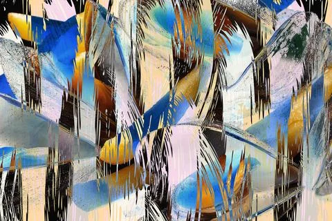 Geometry repeat pattern with texture background,colorful pattern work 스톡 일러스트