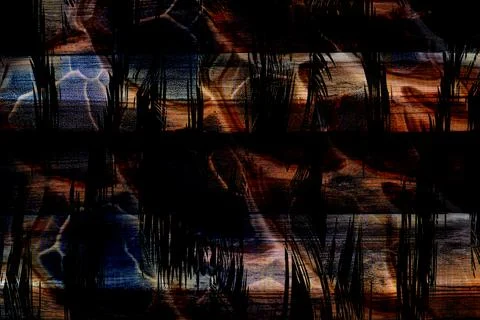 Geometry repeat pattern with texture background,colorful pattern work Stock Illustration