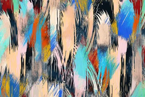 Geometry repeat pattern with texture background,colorful pattern work 스톡 일러스트