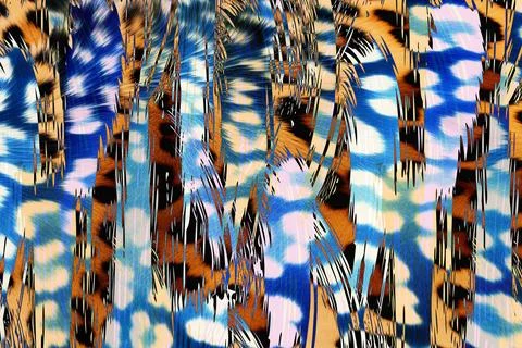 Geometry repeat pattern with texture background,colorful pattern work Stock Illustration