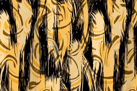 Geometry repeat pattern with texture background,colorful pattern work Stock Illustration