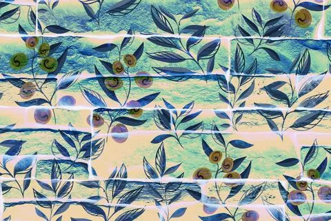 Geometry repeat pattern with texture background,colorful pattern work Stock Illustration