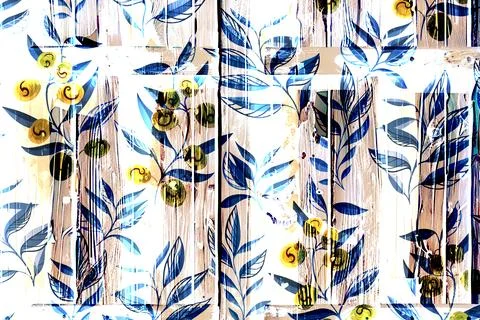 Geometry repeat pattern with texture background,colorful pattern work Stock Illustration